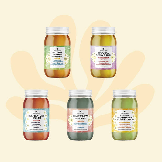 Gel de Mousse de Mer pour le Soutien Naturel contre l'Inflammation et les Allergies