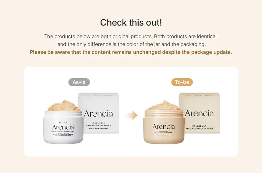 Arencia Calendula Rice Mochi Cleanser 120ml K BEAUTY N1