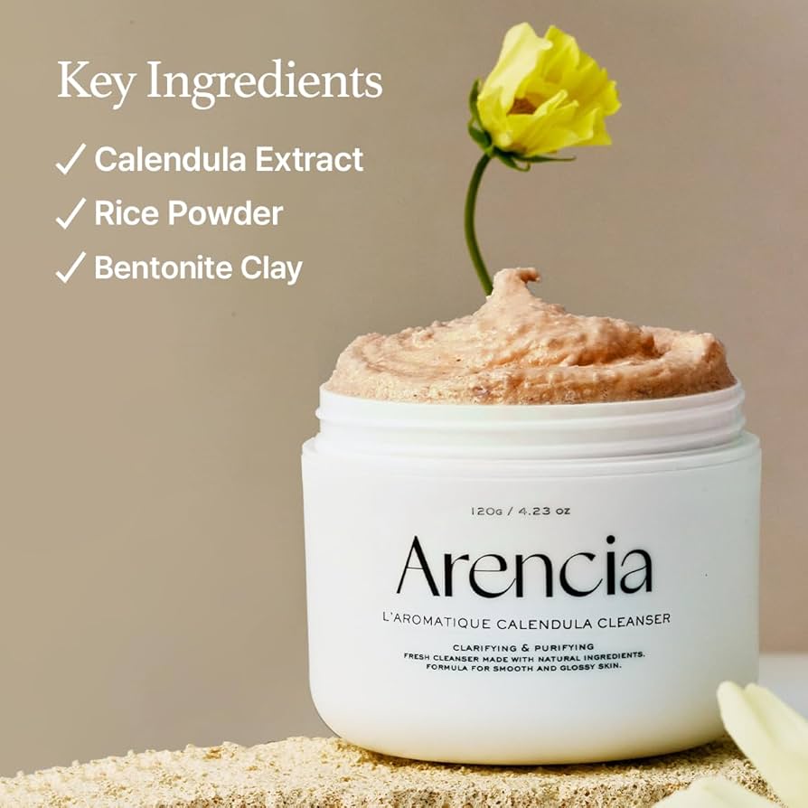 Arencia Calendula Rice Mochi Cleanser 120ml K BEAUTY N1