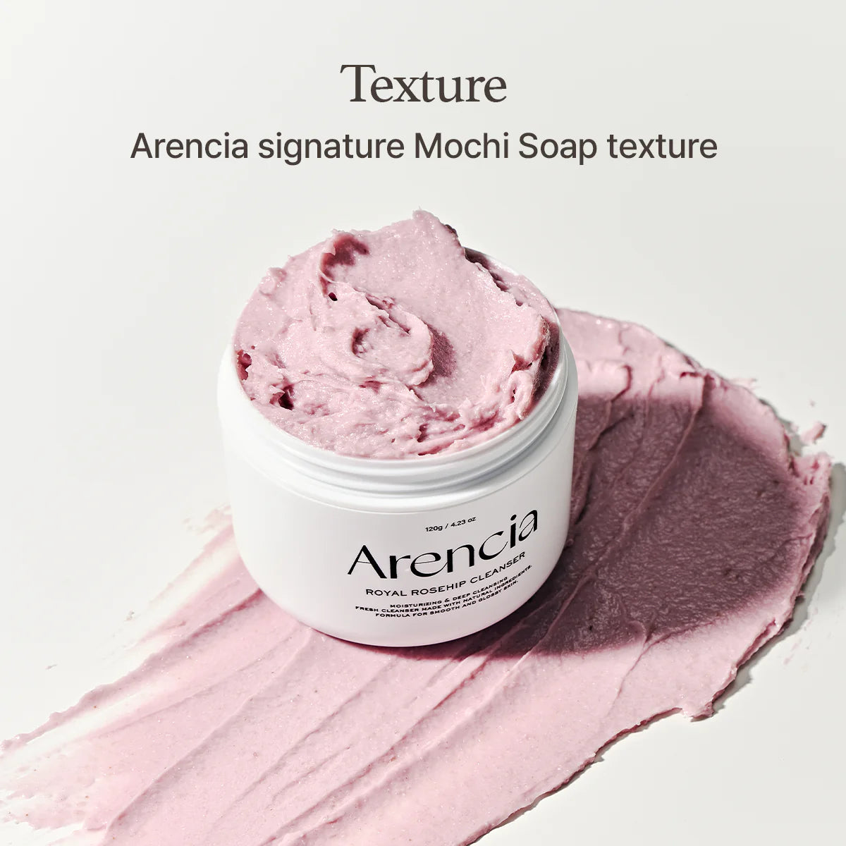Arencia Fresh Rosehip Rice Mochi Cleanser 120ml K BEAUTY N1