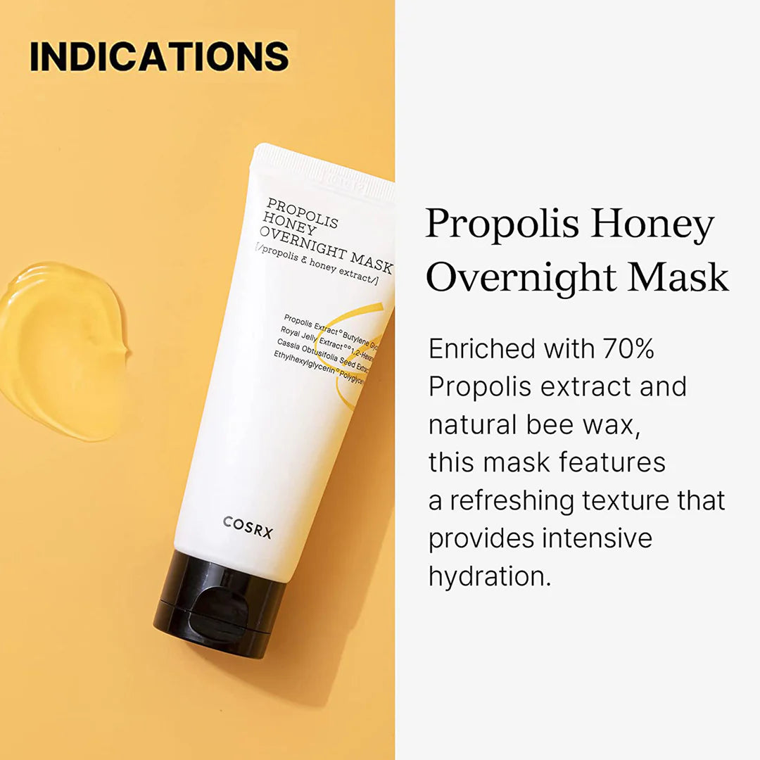 COSRX Full Fit Propolis Honey Overnight Mask 60ml K BEAUTY N1