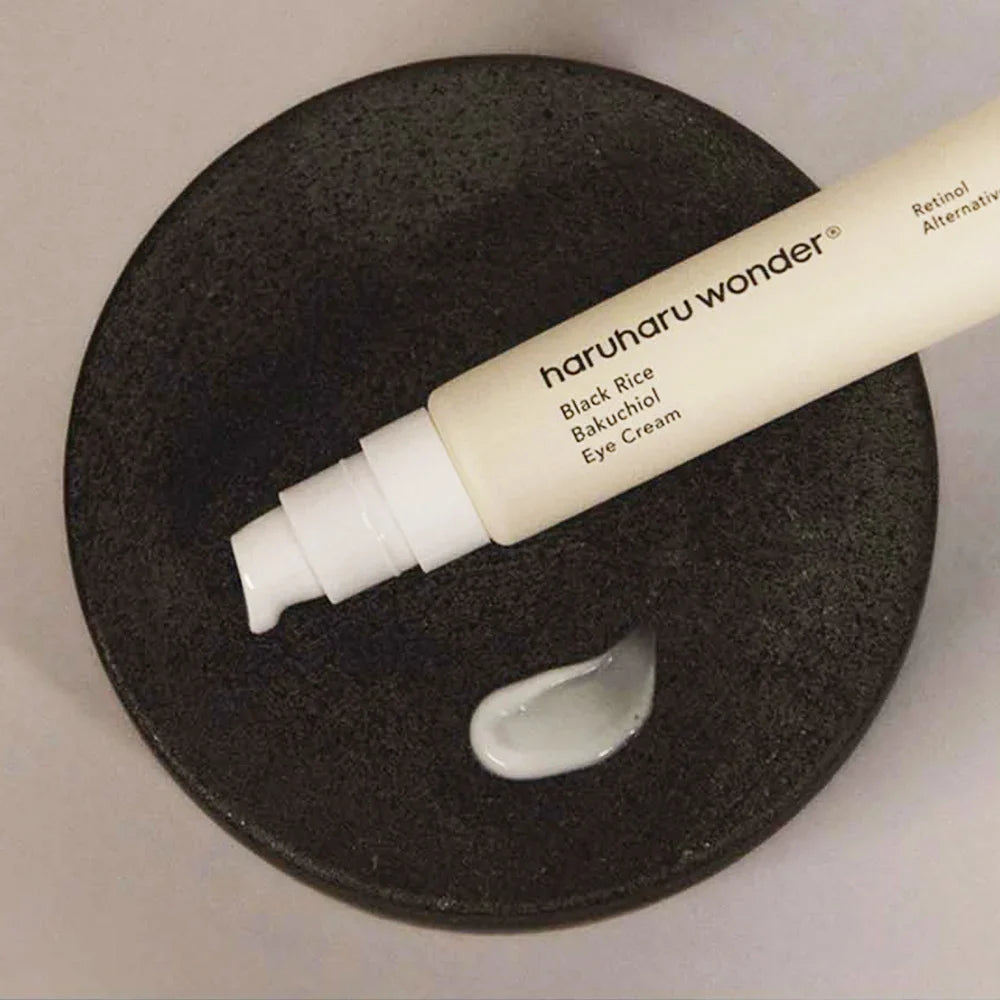 Haruharu WONDER Black Rice Bakuchiol Eye Cream 20ml - Crème Contour des Yeux Anti-Âge et Antioxydante K Beauty N1