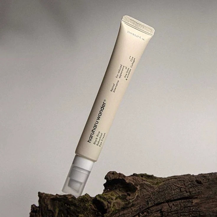 Haruharu WONDER Black Rice Bakuchiol Eye Cream 20ml - Crème Contour des Yeux Anti-Âge et Antioxydante K BEAUTY N1