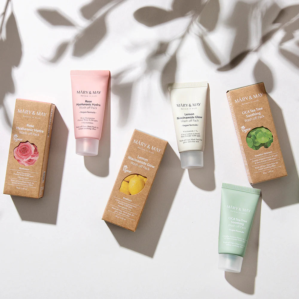 Mary&May Vegan Wash Off Mask (5pcs) K BEAUTY N1