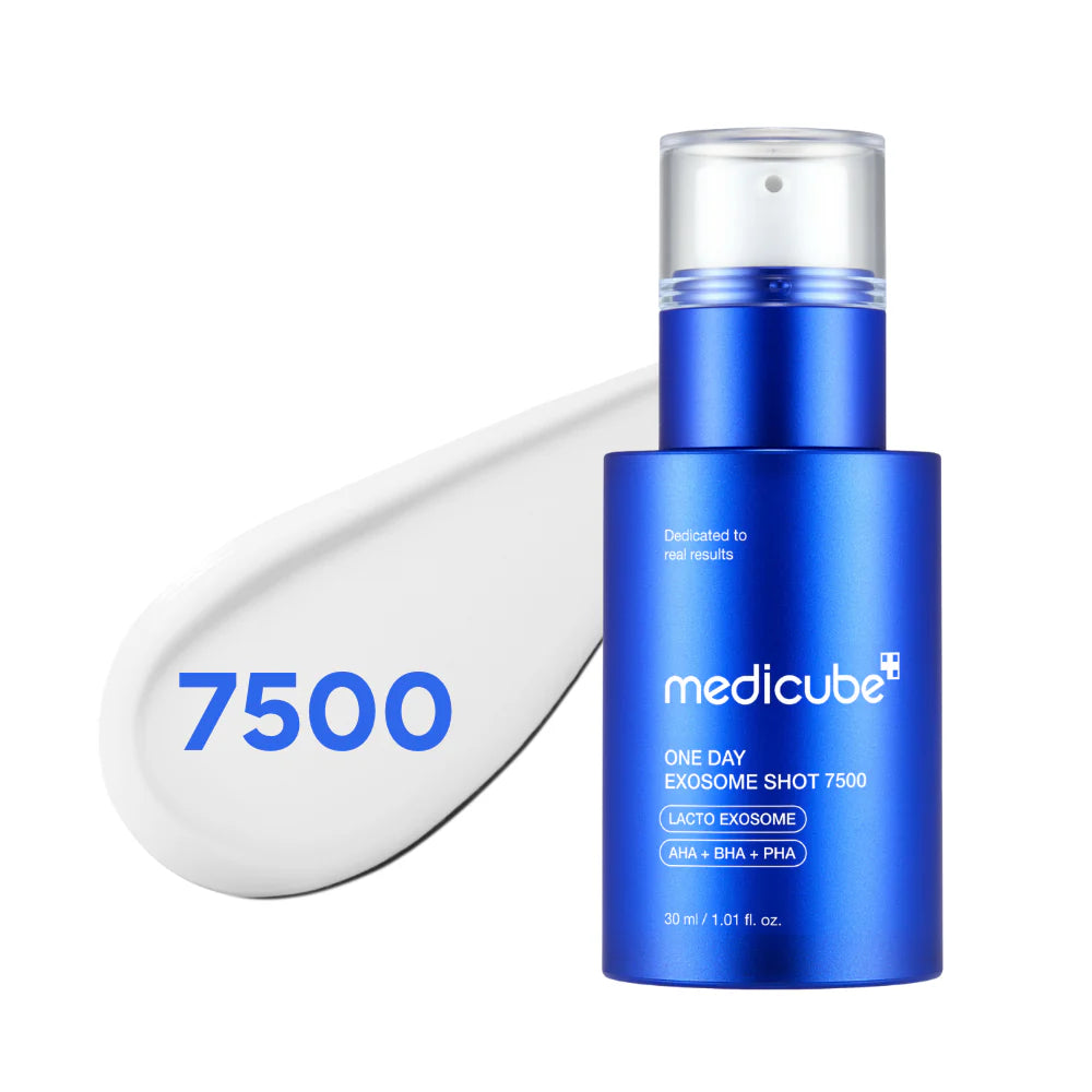 Medicube One Day Exosome Shot Pore Ampoule 7500 30ml une ampoule ultra-concentrée à la technologie exosome