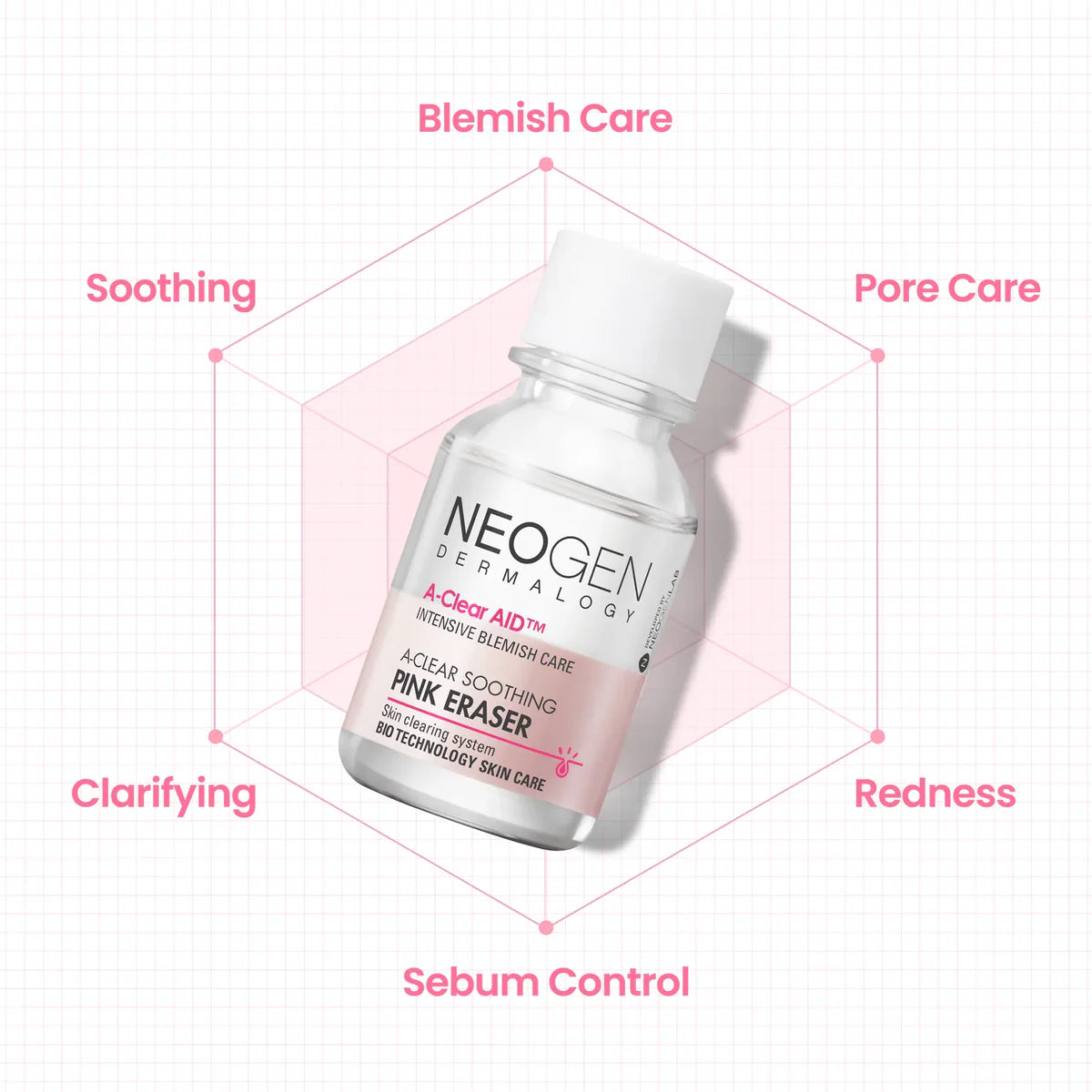 NEOGEN Dermalogy A-Clear Soothing Pink Eraser 15ml K BEAUTY N1