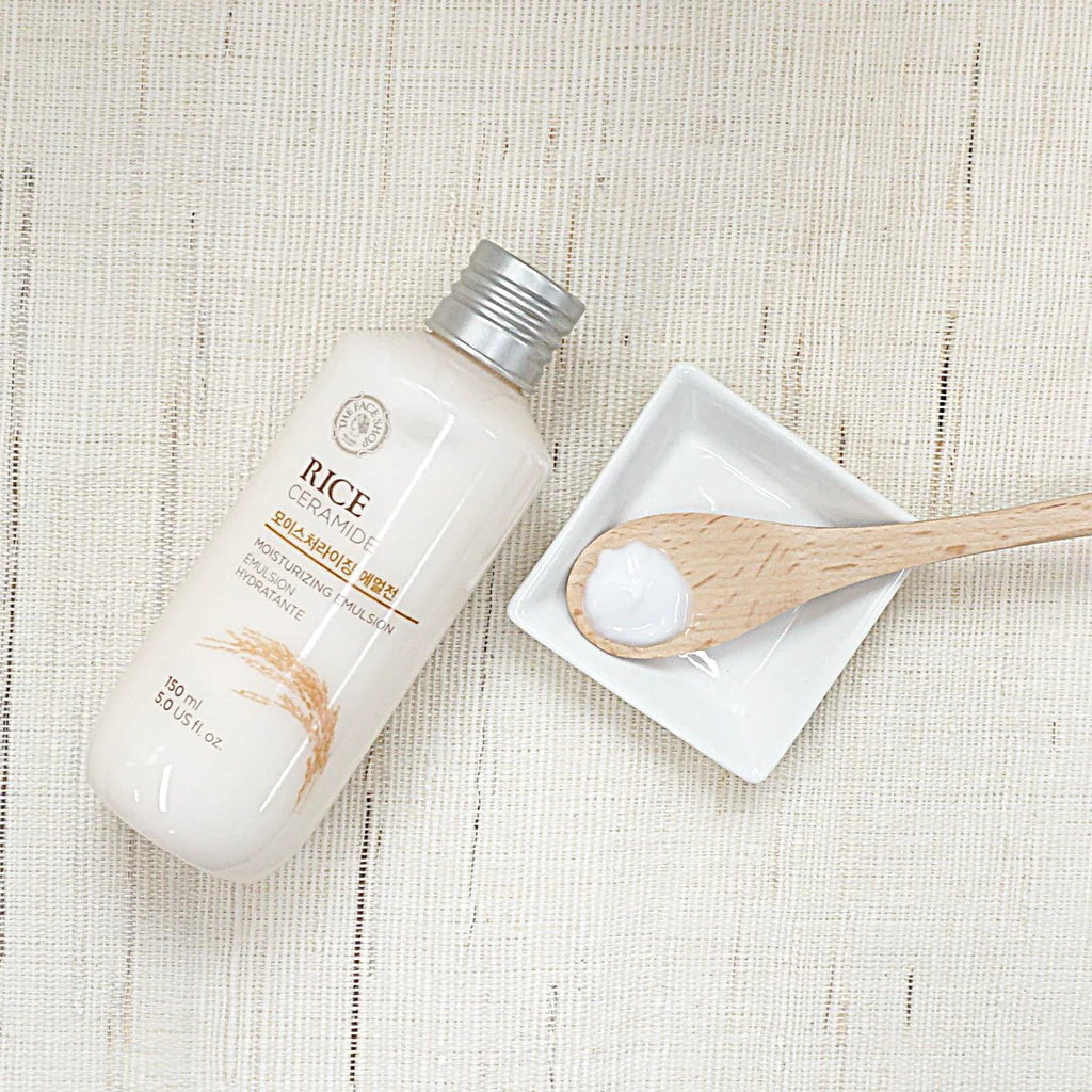 THE FACE SHOP Rice Ceramide Moisturizing Emulsion 150ml K BEAUTY N1