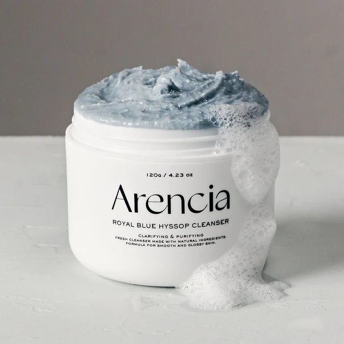 Arencia Fresh Blue Hyssop Rice Mochi Cleanser 120ml K BEAUTY N1