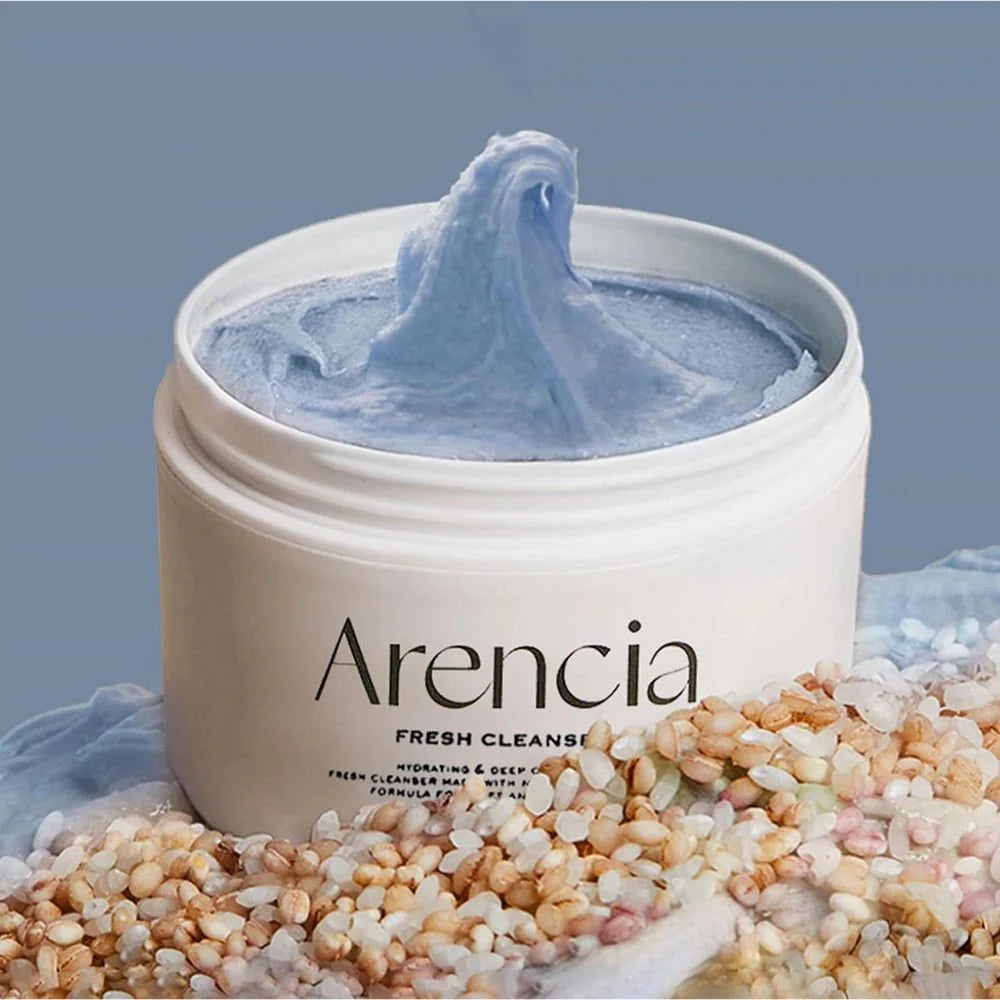 Arencia Fresh Blue Hyssop Rice Mochi Cleanser 120ml K BEAUTY N1