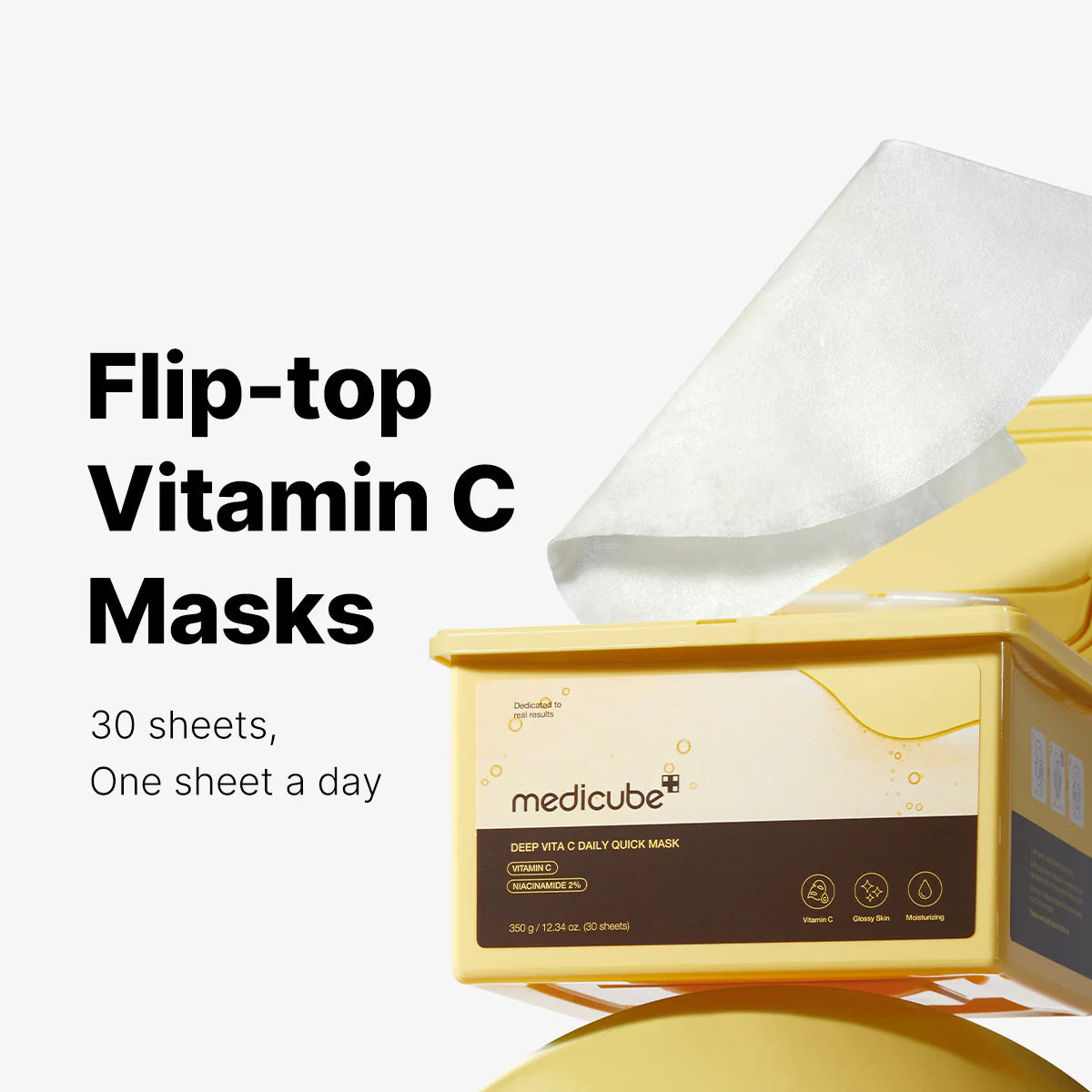 medicube Deep Vita C Daily Quick Mask (30 sheets)