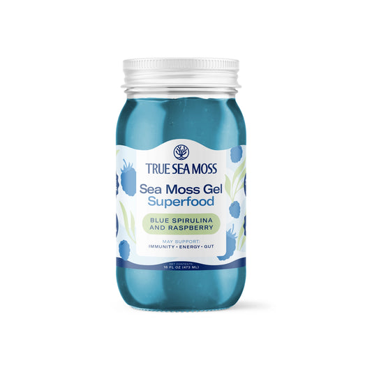 GEL DE MOUSSE DE MER À LA SPIRULINE BLEUE