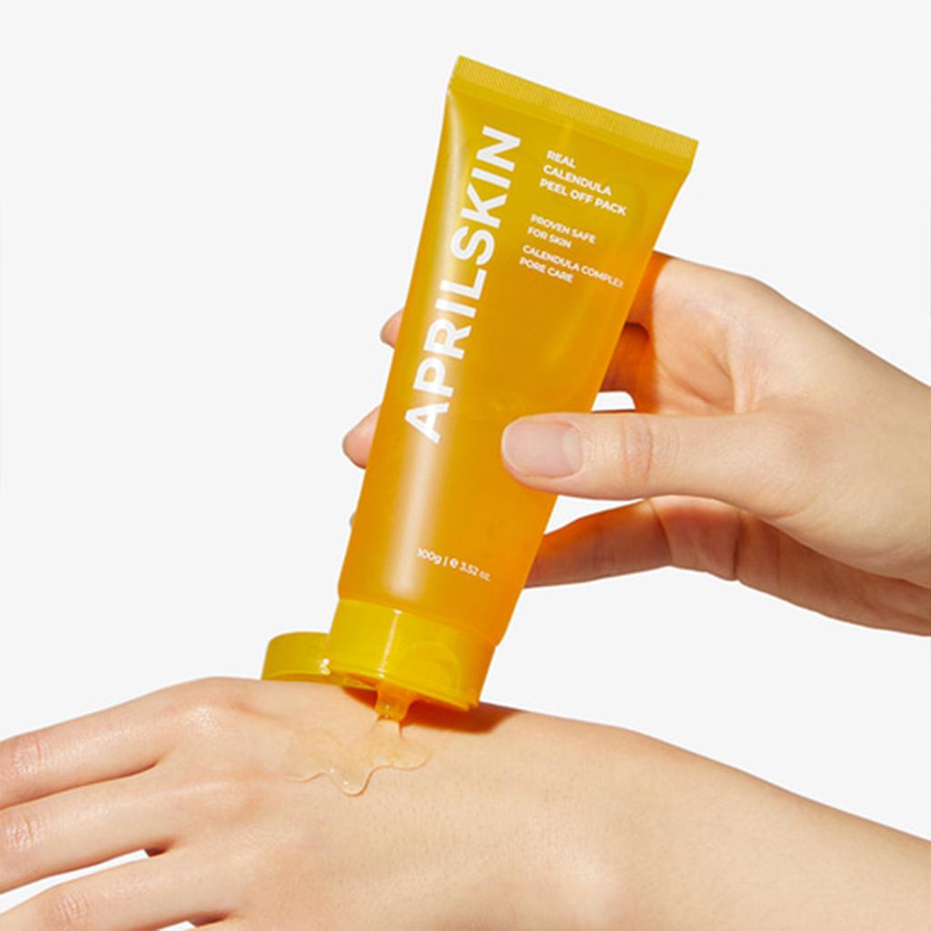 APRILSKIN Real Calendula Peel Off Pack 100g K BEAUTY N1