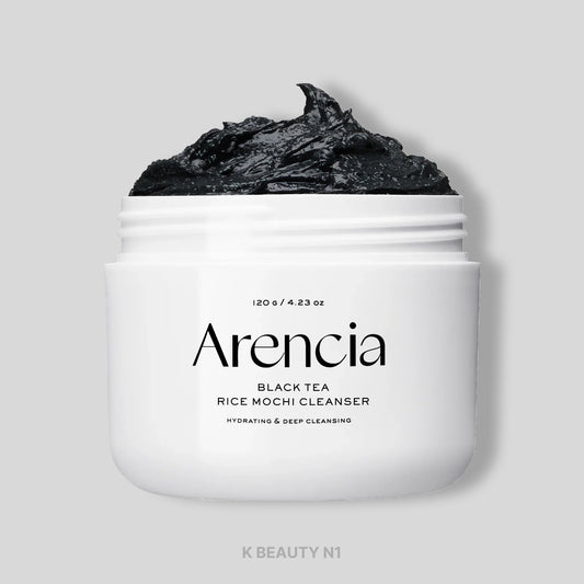 Arencia Black Tea Rice Mochi Cleanser 120ml K BEAUTY N1