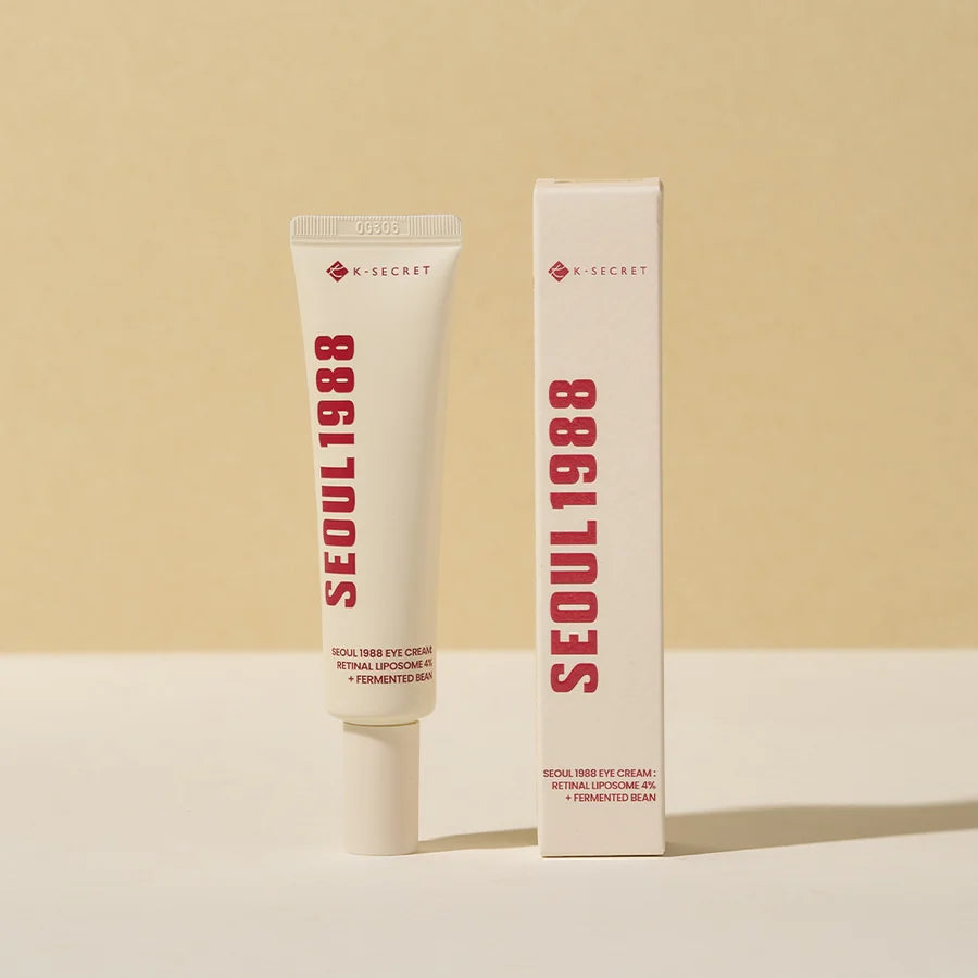 K-SECRET SEOUL 1988 Eye Cream Crème Contour des Yeux Anti-Âge Rétinal 4% & Haricot Fermenté K BEAUTY N1