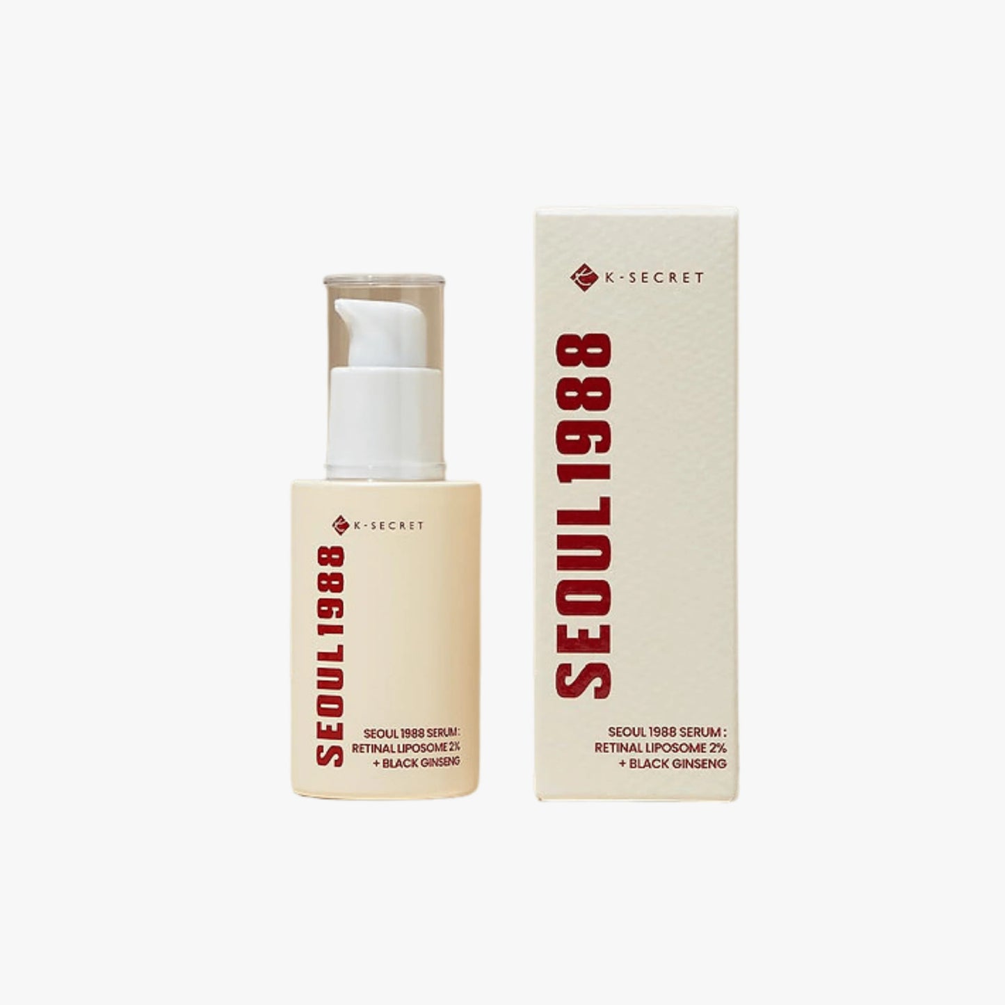 KSECRET SEOUL 1988 Sérum : Retinal Liposome 2% + Ginseng Noir 30ml