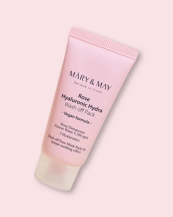 Mary&May - Rose Hyaluronic Hydra Wash Off Mask