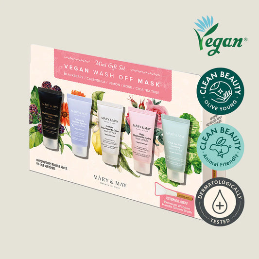 Mary&May Vegan Wash Off Mask (5pcs) K BEAUTY N1