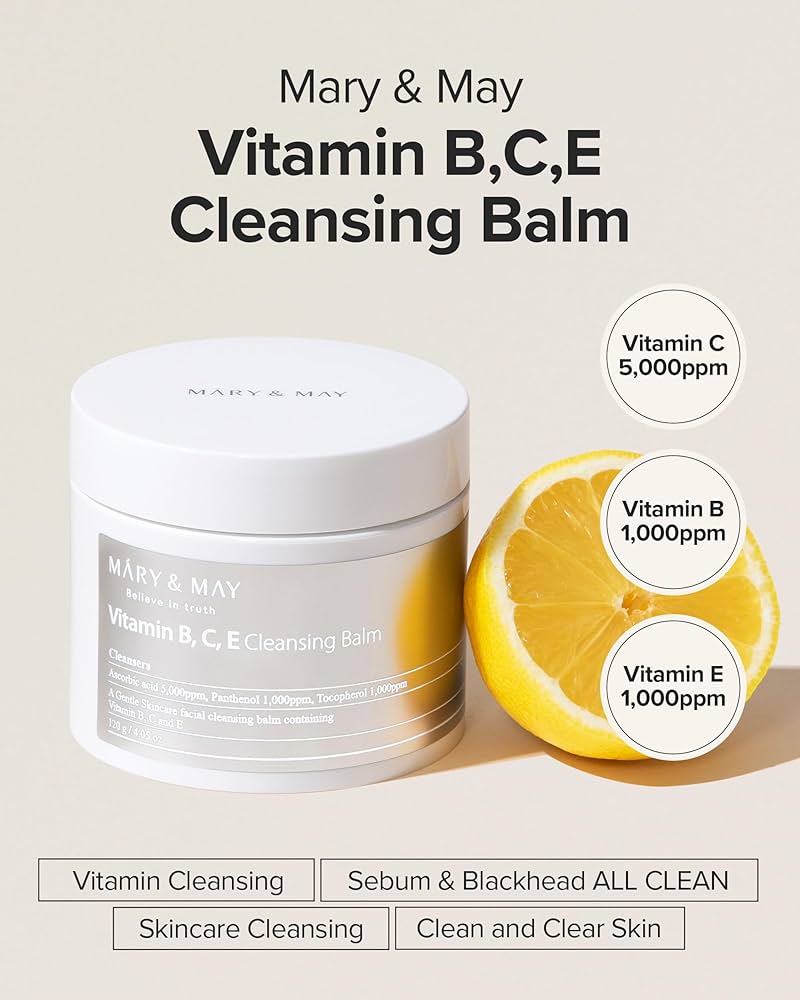 Mary&May Vitamin B, C, E Cleansing Balm 120g K BEAUTY N1