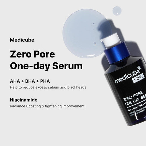 Medicube Zero Pore One Day Serum : Sérum resserre-pores et contrôle sébum