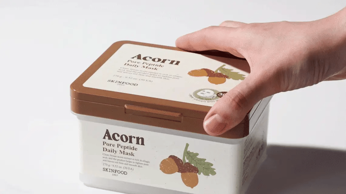 SKINFOOD Acorn Pore Peptide Daily Mask 30p