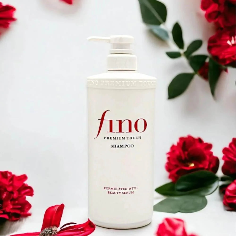 Shiseido Fino Premium Touch Shampoo 550ml : Shampoing réparateur intense. Cheveux doux, brillants et protégés. Achetez sur www.kbeautyn1.com !