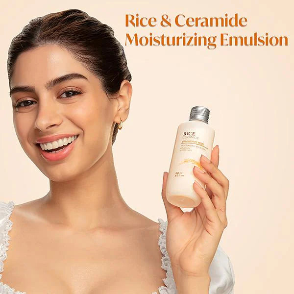 THE FACE SHOP Rice Ceramide Moisturizing Emulsion 150ml K BEAUTY N1