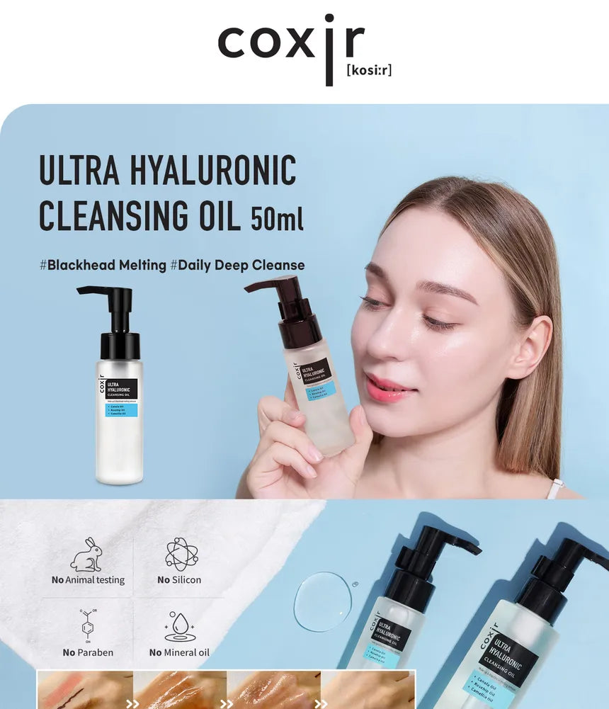 coxir Ultra Hyaluronic Cleansing Oil Mini 50m K_BEAUTY_N1