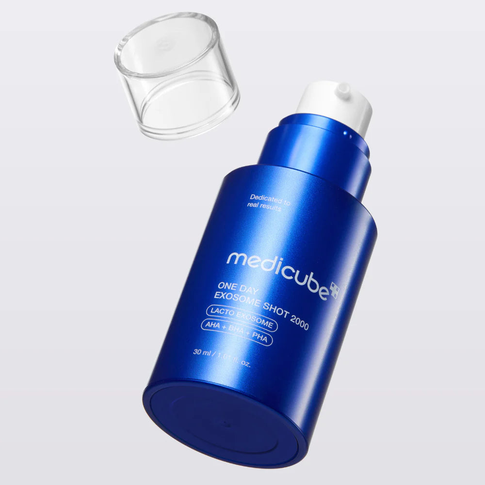  medicube One Day Exosome Shot Pore Ampoule 2000 30ml une ampoule concentrée à la technologie exosome 