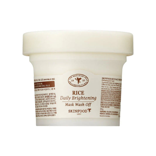 SKINFOOD Rice Daily Brightening Mask Wash Off 210g K BEAUTY N1